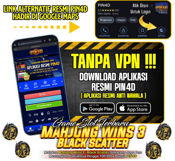 PIN4D : Situs Toto Slot Gacor Online Hari Ini Gampang Menang 2025 image 1